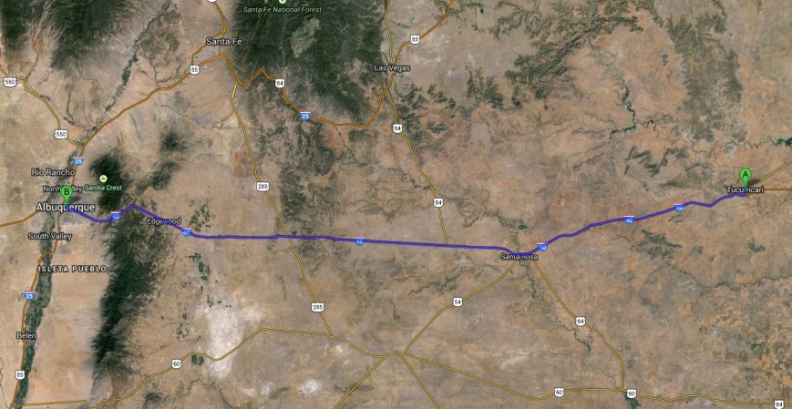tucumcari to Albuquerque